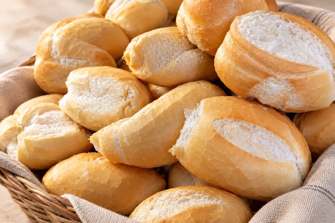 Pão francês da padaria Gaspar, imagem ilustrativa