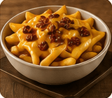 Batata com cheddar
